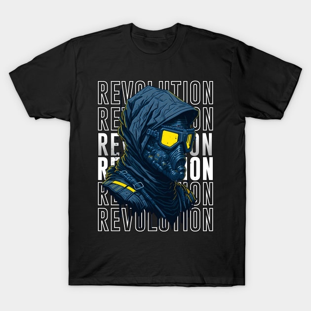 Cyborg Revolution T-Shirt by QuirkyPrintShop